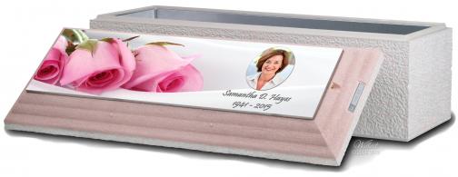 Cameo Rose Triune Casket Vault